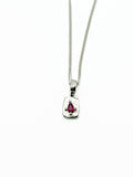 Pendentif Fragment ROSE FONCÉ