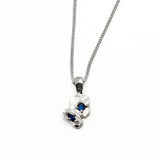 Pendentif Fragment BLEU FONCÉ