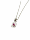 Pendentif Fragment ROSE FONCÉ