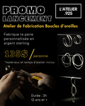 Promo de lancement : Boucle d'oreille
